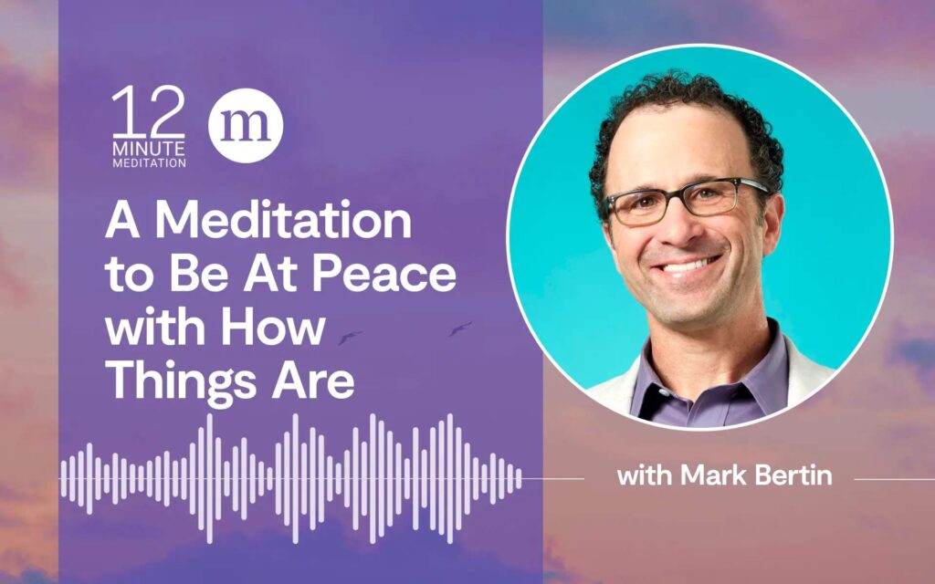 Meditation to Be At Peace With How Things Are