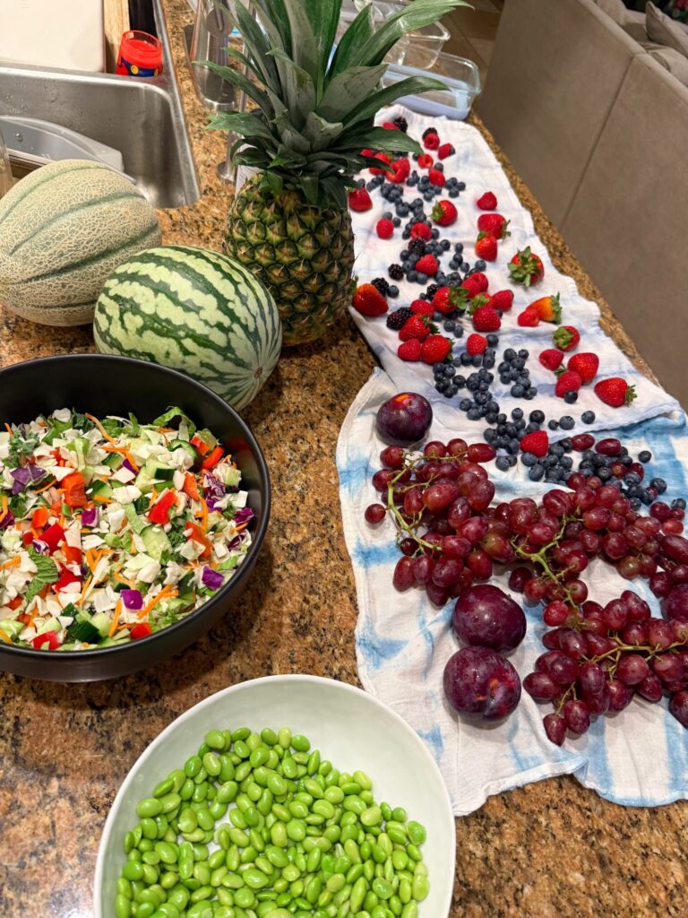 Meal prep for kids and reducing packaged snacks