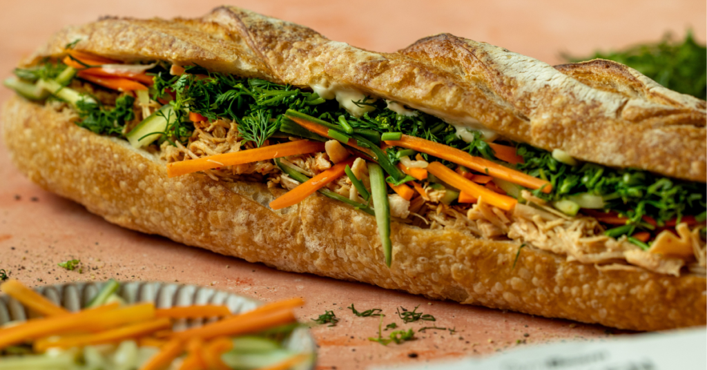 Fitness Recipe: Bánh Mì Baguette with Chicken